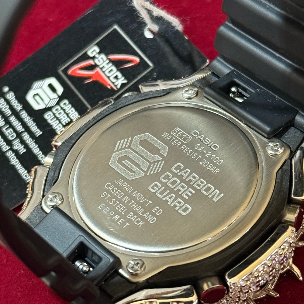 Casio G-Shock Iced Out Moissanite Case View 5